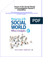 Download pdf Making Sense Of The Social World Methods Of Investigation Daniel F Chambliss ebook full chapter 