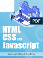 HTML CSS Dan Javascript Muhammad Sholikhan S.Kom. M.Kom. (SFILE