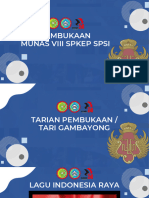 ACARA PEMBUKAAN MUNAS VIII SPKEP SPSI