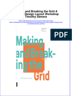 Textbook Making and Breaking The Grid A Graphic Design Layout Workshop Timothy Samara Ebook All Chapter PDF