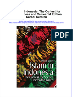 Textbook Islam in Indonesia The Contest For Society Ideas and Values 1St Edition Carool Kersten Ebook All Chapter PDF