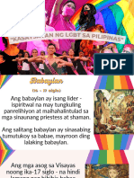 Kasaysayan NG LGBT Sa Pilipinas