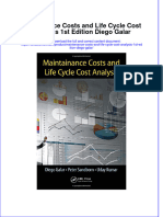Textbook Maintenance Costs and Life Cycle Cost Analysis 1St Edition Diego Galar Ebook All Chapter PDF
