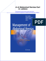 Download textbook Management Of Abdominal Hernias Karl A Leblanc ebook all chapter pdf 