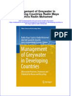 Download textbook Management Of Greywater In Developing Countries Radin Maya Saphira Radin Mohamed ebook all chapter pdf 