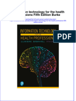 PDF Information Technology For The Health Professions Fifth Edition Burke Ebook Full Chapter