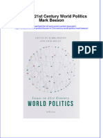 Textbook Issues in 21St Century World Politics Mark Beeson Ebook All Chapter PDF
