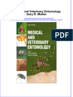 Download textbook Medical And Veterinary Entomology Gary R Mullen ebook all chapter pdf 
