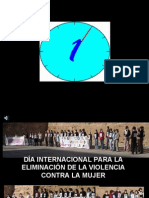 Día Internacional para La Eliminación de La Violencia