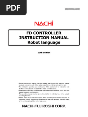 TFDEN 012 010 Robot Language | PDF | Programming | Computer Program