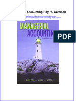Download textbook Managerial Accounting Ray H Garrison ebook all chapter pdf 