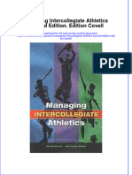 Download pdf Managing Intercollegiate Athletics Second Edition Edition Covell ebook full chapter 