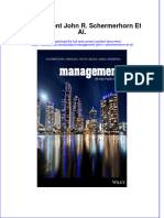 Download textbook Management John R Schermerhorn Et Al ebook all chapter pdf 