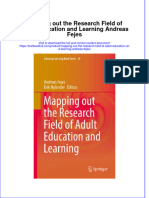 PDF Mapping Out The Research Field of Adult Education and Learning Andreas Fejes Ebook Full Chapter
