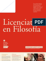 LICENCIATURA EN FILOSOFIA 2012 - UAH