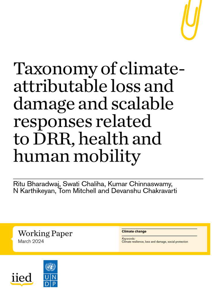 22271IIED | PDF | Climate Resilience | Disaster Risk Reduction