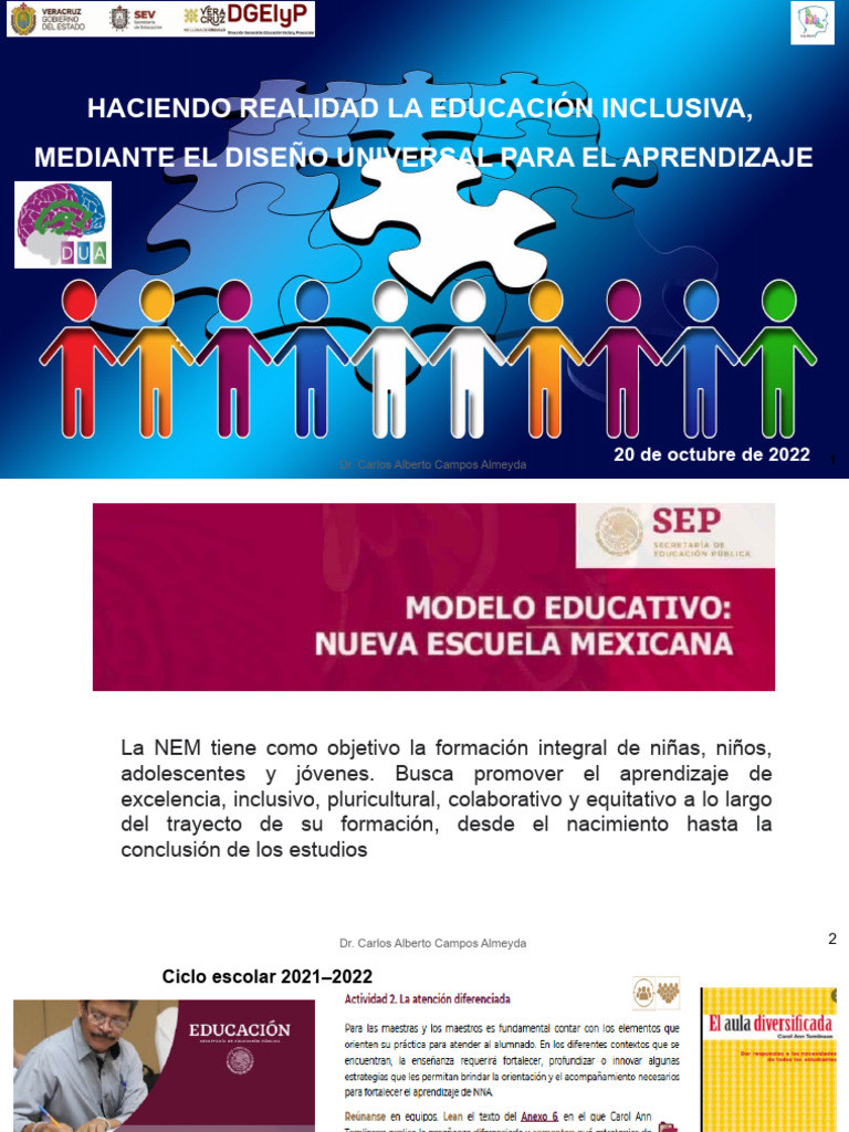 Educación Inclusiva y Diseño Universal | PDF | Plan de estudios ...