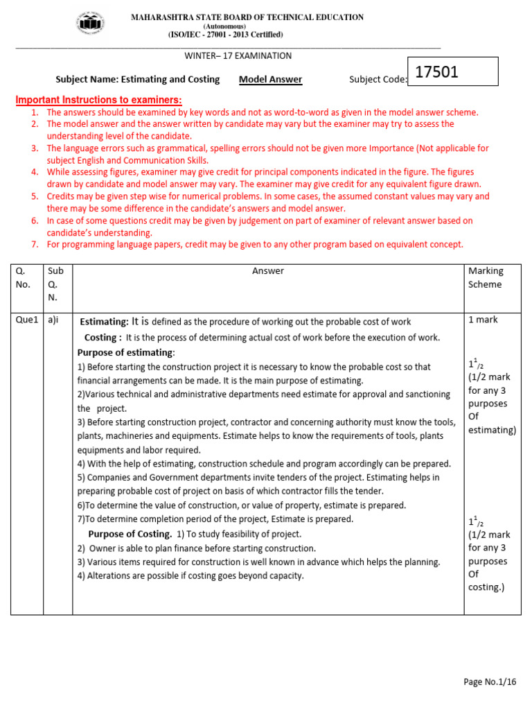 2017 Winter Model Answer Paper | PDF | Labour Economics | Prices