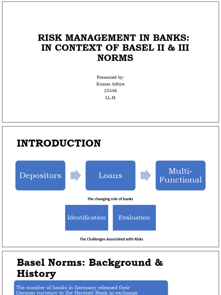 Risk Management in Banking: Basel II & III | PDF | Basel Ii | Basel Iii