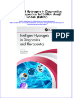PDF Intelligent Hydrogels in Diagnostics and Therapeutics 1St Edition Anujit Ghosal Editor Ebook Full Chapter