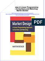 Download pdf Market Design A Linear Programming Approach To Auctions And Matching Martin Bichler ebook full chapter 