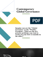 Contemporary Global Governance