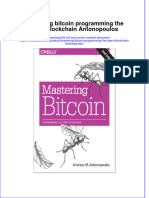 PDF Mastering Bitcoin Programming The Open Blockchain Antonopoulos Ebook Full Chapter