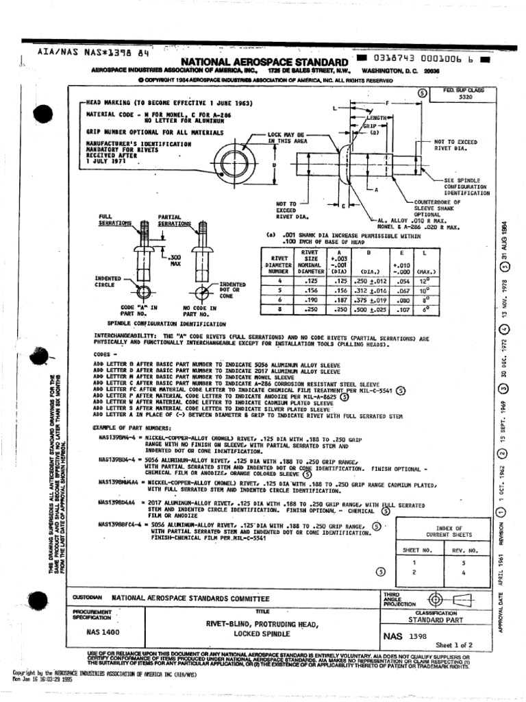 NAS1398 | PDF