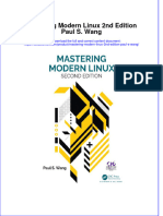 Download textbook Mastering Modern Linux 2Nd Edition Paul S Wang ebook all chapter pdf 