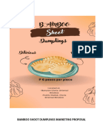 Bamboo Shoot Dumplings Marketing Proposal