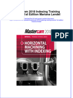 PDF Mastercam 2018 Indexing Training Tutorial 1St Edition Mariana Lendel Ebook Full Chapter