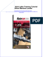 PDF Mastercam 2018 Lathe Training Tutorial 1St Edition Mariana Lendel Ebook Full Chapter