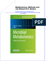 Textbook Microbial Metabolomics Methods and Protocols Edward E K Baidoo Ebook All Chapter PDF