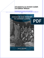 Download textbook Kingship And Memory In Ancient Judah 1St Edition Wilson ebook all chapter pdf 