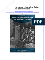 Textbook Kingship and Memory in Ancient Judah 1St Edition Wilson Ebook All Chapter PDF