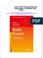 Textbook Market Research The Process Data and Methods Using Stata 1St Edition Erik Mooi Ebook All Chapter PDF