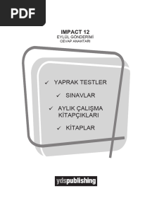 Impact 12 Eylul Answer Key