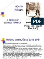Educação no período da ditadura militarr