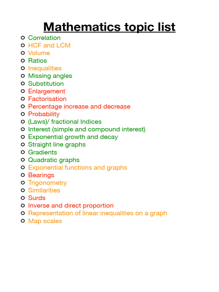 mathematics-topic-list-yr10-pdf