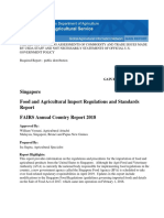 Food and Agricultural Import Regulations and Standards Report - Singapore - Singapore - 1-30-2019