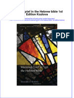 Download textbook Maternal Grief In The Hebrew Bible 1St Edition Kozlova ebook all chapter pdf 