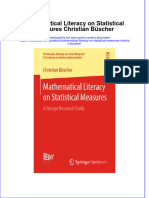 Textbook Mathematical Literacy On Statistical Measures Christian Buscher Ebook All Chapter PDF