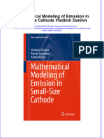 PDF Mathematical Modeling of Emission in Small Size Cathode Vladimir Danilov Ebook Full Chapter
