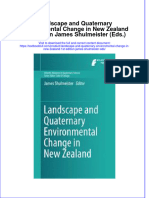 Textbook Landscape and Quaternary Environmental Change in New Zealand 1St Edition James Shulmeister Eds Ebook All Chapter PDF