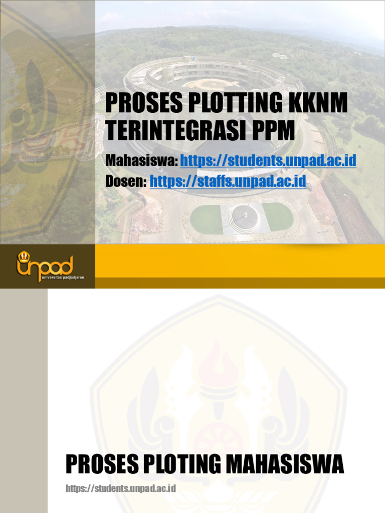 Proses Pendaftaran KKNM Mahasiswa Unpad | PDF