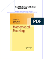Download textbook Mathematical Modeling 1St Edition Christof Eck ebook all chapter pdf 
