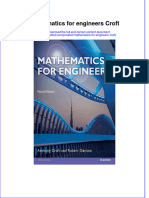 PDF Mathematics For Engineers Croft Ebook Full Chapter