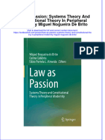 Full Chapter Law As Passion Systems Theory and Constitutional Theory in Peripheral Modernity Miguel Nogueira de Brito PDF