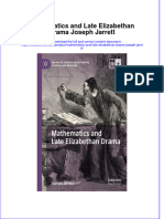 PDF Mathematics and Late Elizabethan Drama Joseph Jarrett Ebook Full Chapter