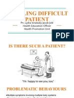5 Handling Difficult Patient